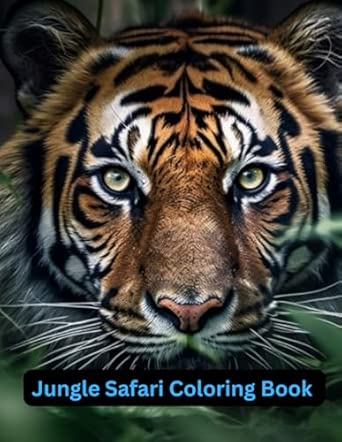 Jungle Safari Coloring Book: By: Maggie Lee Bennett Creations. Animals of the Safari.