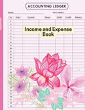 Accounting Ledger: Accounting Ledger Book: Simple Accounting Ledger for Bookkeeping and Small Business Income Expense Account Recorder & Tracker ... | High Quality Yellow Matte Finish Cover