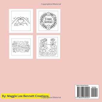 Self Love Girl Therapy Coloring Book: A Stress-Relief Coloring Journey for Calm, Confidence & Healing. A Gentle Self-Care Escape for Busy Minds. 70 pages 8.5x8.5 paperback