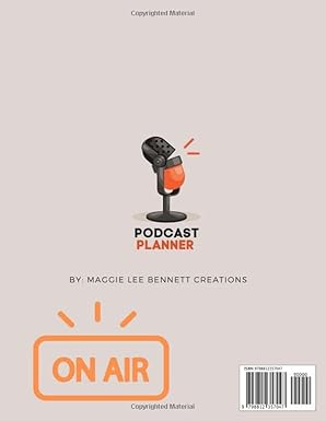 Podcast Planner: A Planning Notebook Journal for Podcast Broadcasters