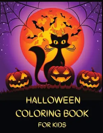 Halloween Coloring Book for Kids: Halloween Coloring Book for Kids: Hours of Fun and Relaxation, 50 Spooky Coloring Pages. Great Halloween Trick or Treat Gift or Party Favor