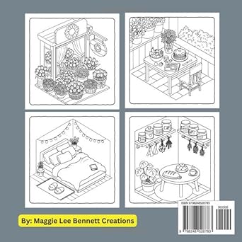 A Cozy Happy Home Coloring Book: Coloring Brings contentment, joy, calm, and relaxation