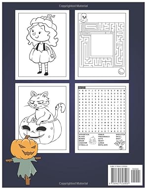 Halloween Activity Book For Kids: Halloween Coloring and Activity Book for Kids. Coloring Pages, Mazes, Word Search, How To Draw and More. 8.5x11.