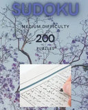 SudoKu: Sudoku Medium Difficulty 200 Puzzles Large Print