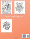 Animal Mandala Coloring Book: For Stress Relief and Relaxation. 100 pages. 8.5x11 Inches. Luxurious Cover. 50 Exquisite Animal Images to Color.
