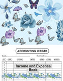 Income and Expense Book: INCOME & EXPENSE LOGBOOK Accounting Ledger Book: Simple Accounting Ledger for Bookkeeping and Small Business Income Expense ... | High Quality Yellow Matte Finish Cover